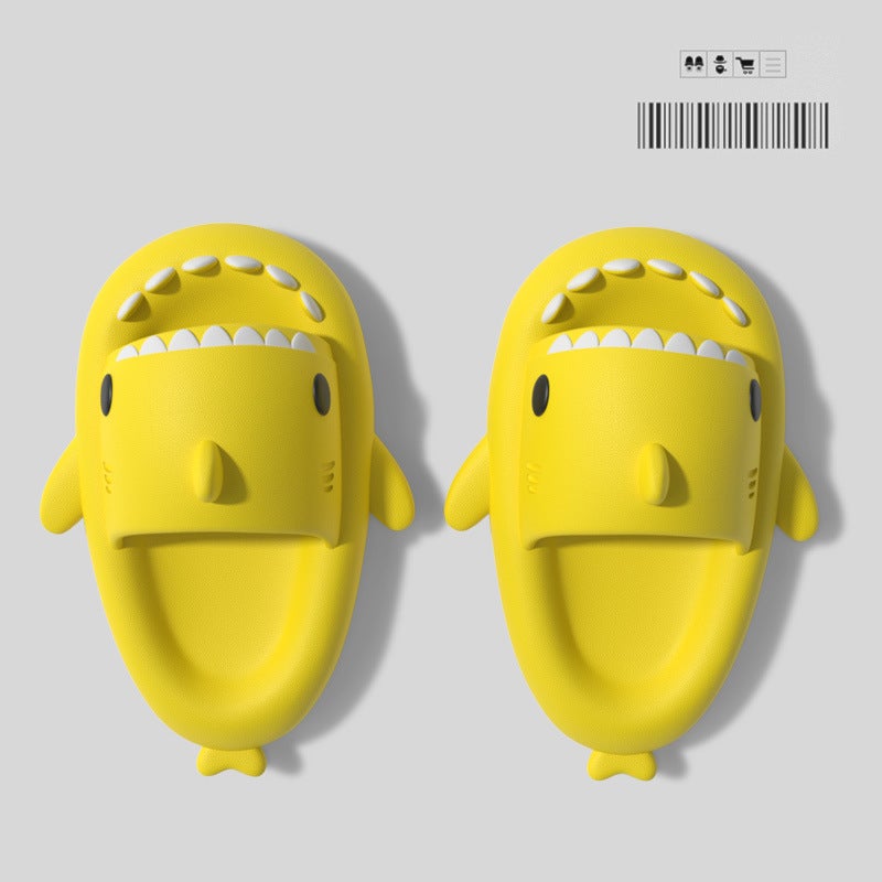 Children's Summer Slippers, Second Generation Shark Eva Slippers, Home Kids' Parent-Child Soft-Soled Baby Sandals, Parent-Child Style - Image 1