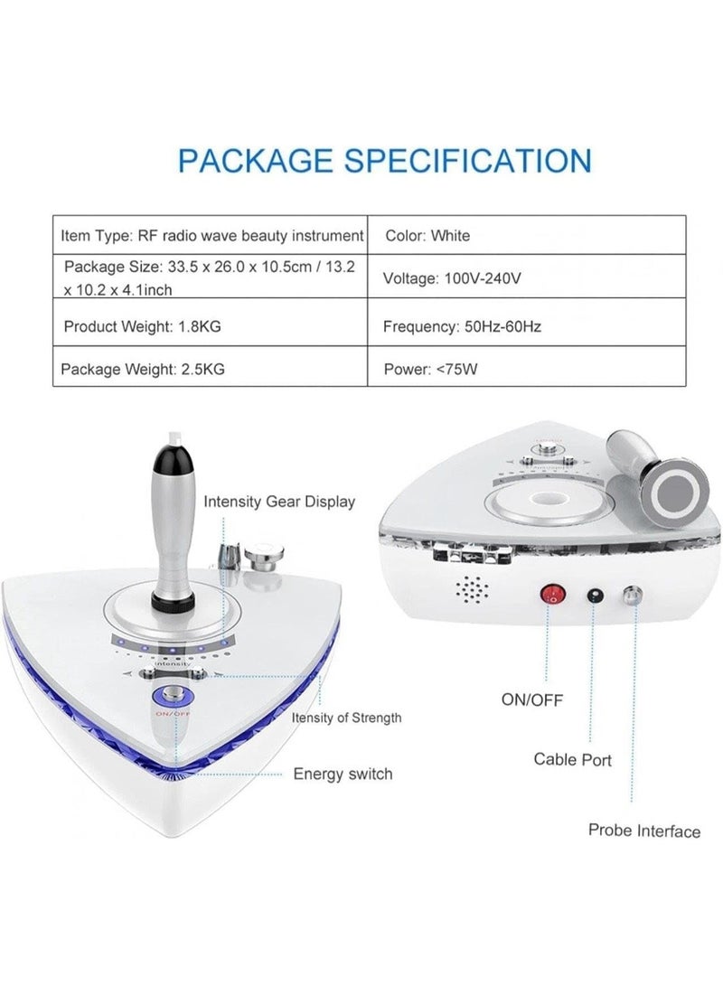 Radiofrequency Device, Body Frequency, Professional 3-in-1 Skin Massage, Anti-Wrinkle, Anti-Aging, and Skin Rejuvenation - Image 2