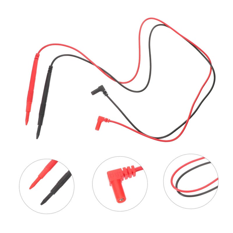 2 Pcs Test Lead Probes With Alligator Clips For Multimeter Electrical Testing - Image 5
