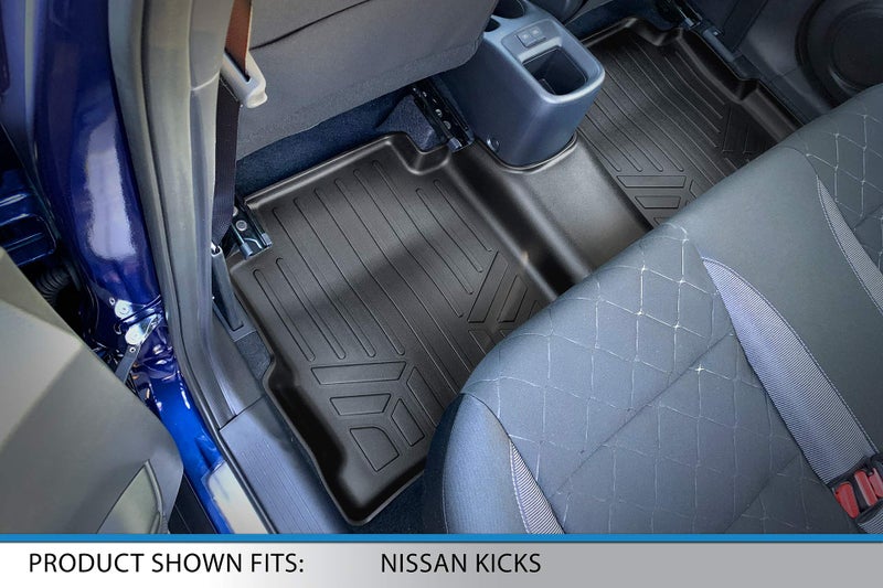 MAX LINER MAXLINER Custom Fit Floor Mats 2 Rows and Cargo Liner Trunk Set Black Compatible with 2018-2023 Nissan Kicks - Image 4