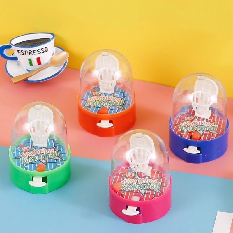Estimable 24 Pack Mini Finger Basketball Shooting Game, Basketball Party Supplies Favors Handheld Desktop Table Basketball Game Toys Fidget Game Birthday Party Decorations Supplies Random Color - Image 2