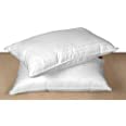 NIVEDHA MATTRESS NIVEDHA MATTRESS Organic Kapok Silk Cotton Semal Ilavam Panju White Striped Standard Pillows Pack of 2 - Image 1