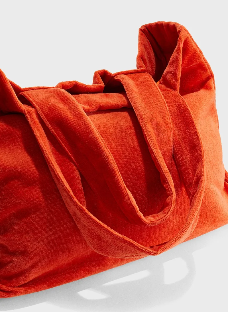 اتش اند ام Cotton Terry Beach Bag