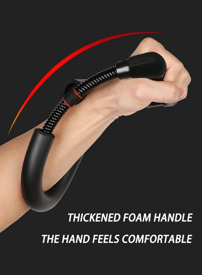 FirstFit Carbon Steel Professional Forearm & Wrist Strengthener, Grip Strength Trainer, Hand Grip Strengthener, Finger Exerciser, Forearm Grip Workout, Black - Image 2