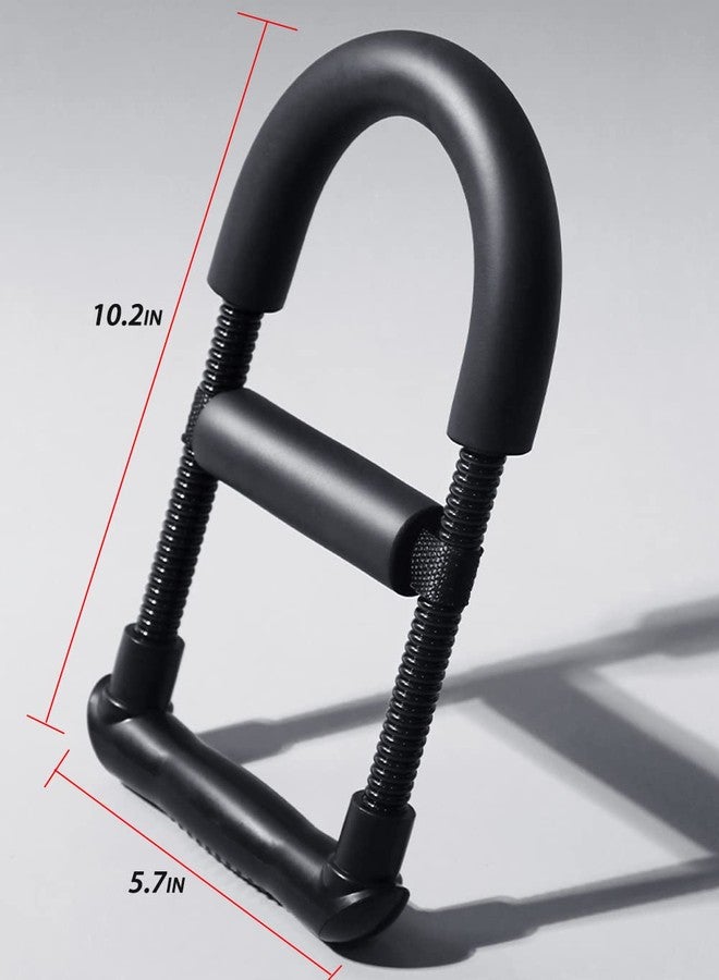 FirstFit Carbon Steel Professional Forearm & Wrist Strengthener, Grip Strength Trainer, Hand Grip Strengthener, Finger Exerciser, Forearm Grip Workout, Black - Image 5