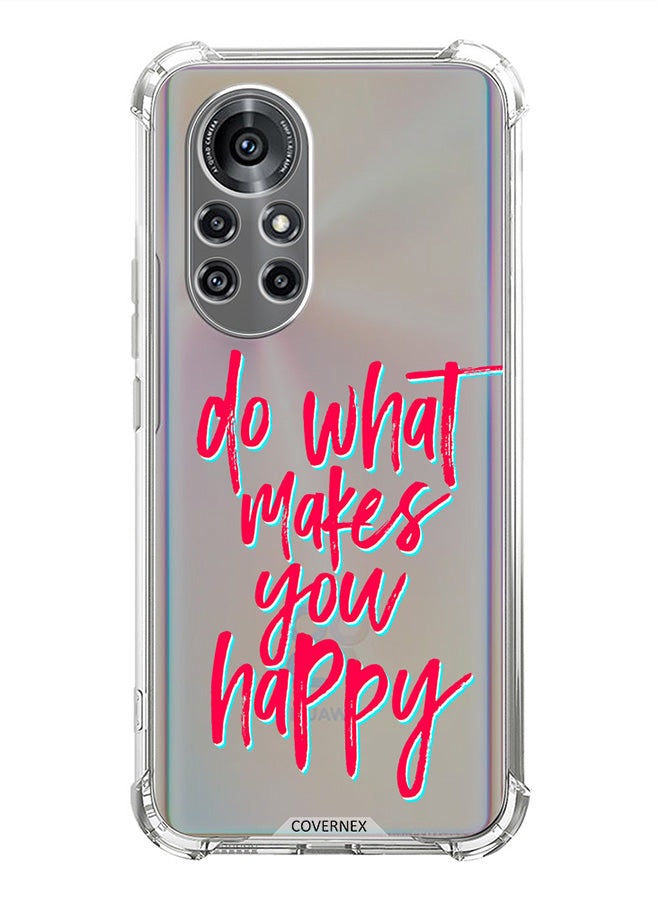 Covernex Shockproof Protective Case Cover For Huawei nova 8 Pro 5G Do What Makes You Happy - Image 1