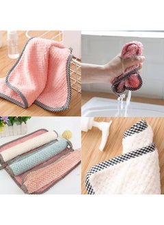 Hand Towels for kitchen, 8pc Hangable Coral Fleece Kitchen Towels Set Super Absorbent Dish Washing Rags Multi-function Household Cleaning Cloth For Kitchen (Eight Pack) - pzsku/ZCCE66C16BC61262079FCZ/45/_/1720983533/cf7d4da2-13ab-4e8e-908f-3dd1ab8b58ad