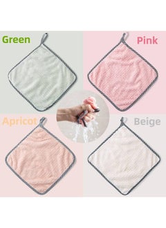 Hand Towels for kitchen, 8pc Hangable Coral Fleece Kitchen Towels Set Super Absorbent Dish Washing Rags Multi-function Household Cleaning Cloth For Kitchen (Eight Pack) - pzsku/ZCCE66C16BC61262079FCZ/45/_/1720983544/45bd3f28-bb8a-47d6-be24-90666150bff8