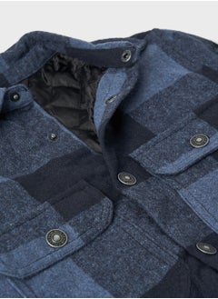 MANGO Kids Check Print Jacket  - Image 3
