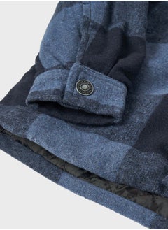 MANGO Kids Check Print Jacket  - Image 4