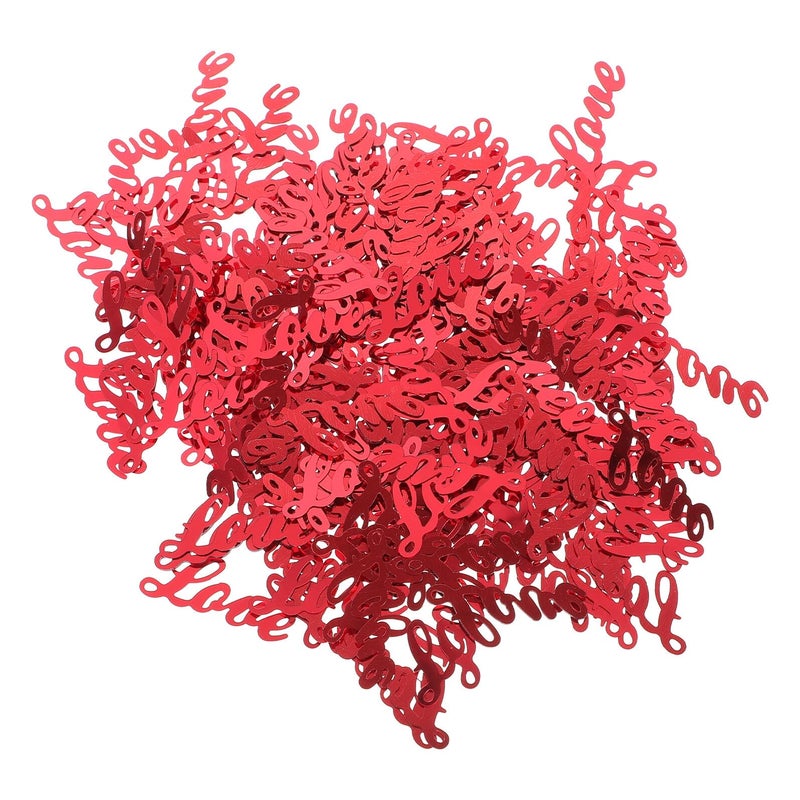 Red Heart Shaped Wedding Confetti 3pcs For Proposal Party Valentine Day Decor - Image 2