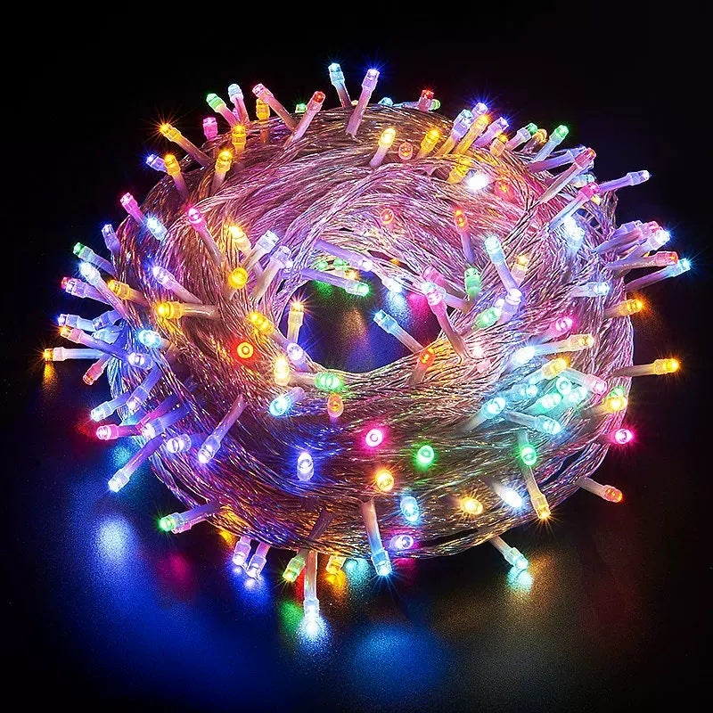 LED light string outdoor starry light led string light star atmosphere light decorative lighting engineering flashing light - Image 1