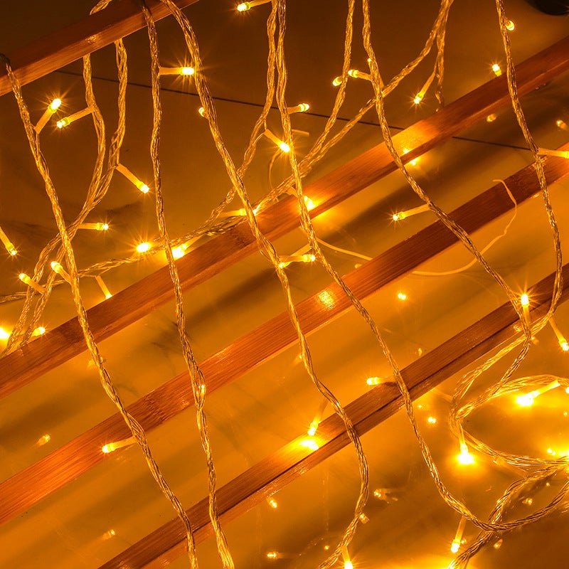 LED light string outdoor starry light led string light star atmosphere light decorative lighting engineering flashing light - Image 4