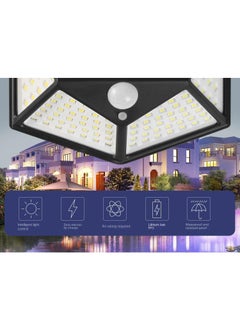 Y&D 2 Piece Set Solar Outdoor Garden Courtyard Wall Lighting Human Body Induction Waterproof Energy Saving LED Street Light  - Image 4