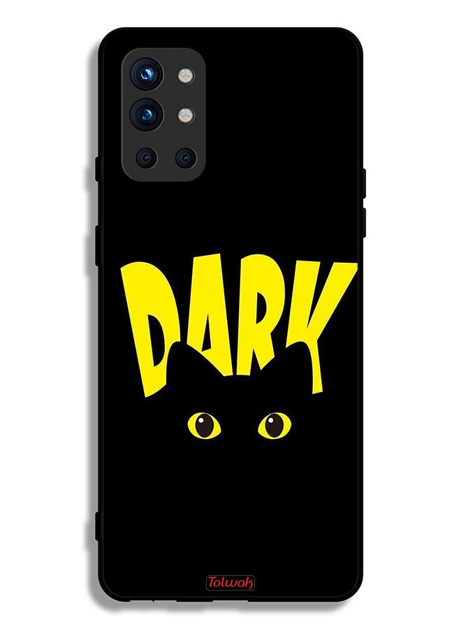 Tolwak OnePlus 9R 5G Protective Case Cover Dark Cat - Image 2