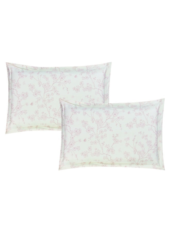 Hours Hours comforter set  Single Size 4pieces, 100% cotton soft floral reversible two comforters with heavy filling  - Image 3