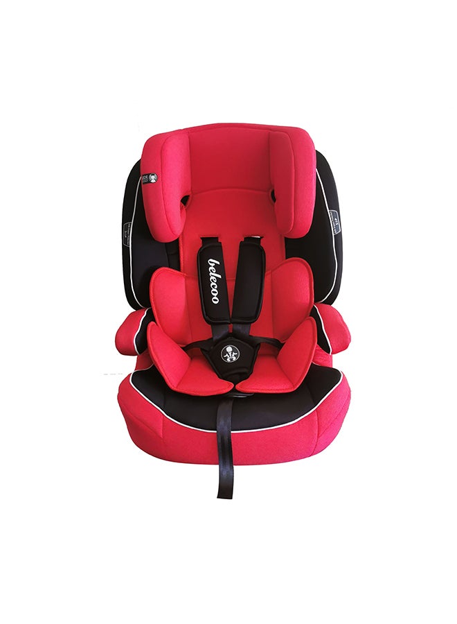 belecoo Sip Car Seat Blue (9 Month To 12 Year, 9-36 Kg) - Red - Image 2