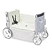 Radio Flyer بطانة عربة راديو فلاير كوزي شيربا بيج تناسب معظم العربات والعربات سهلة التركيب والإزالة بطانة شيربا ناعمة لعربة للراحة والدفء - Image 3