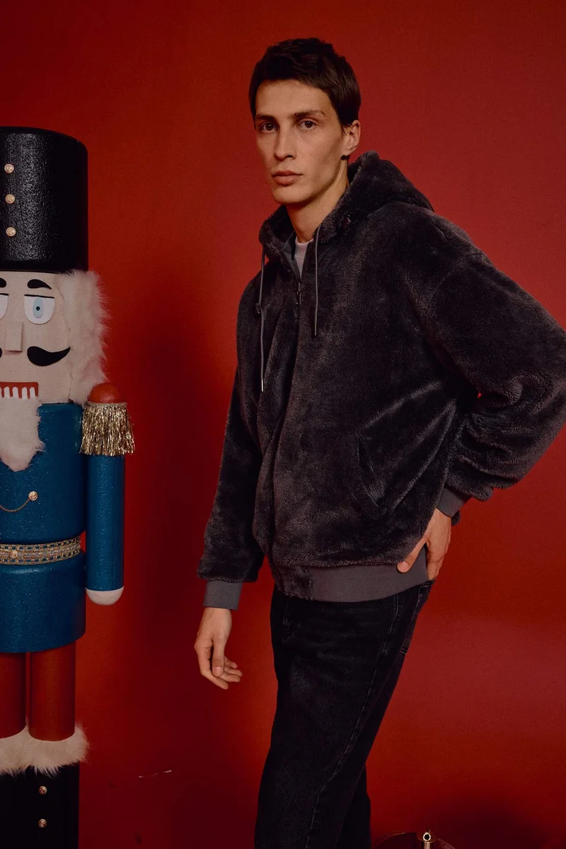ديفاكتو Oversize Fit Puffer Jacket