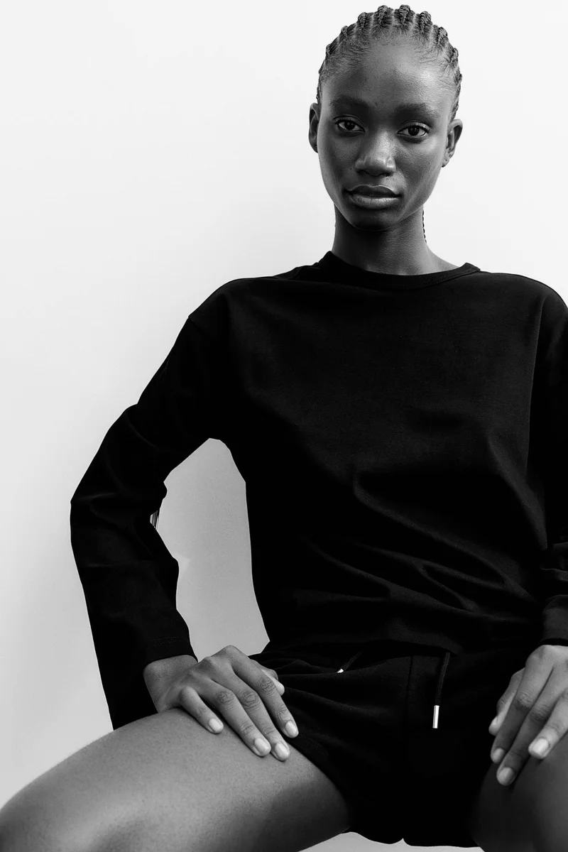 H&M Cotton jersey top