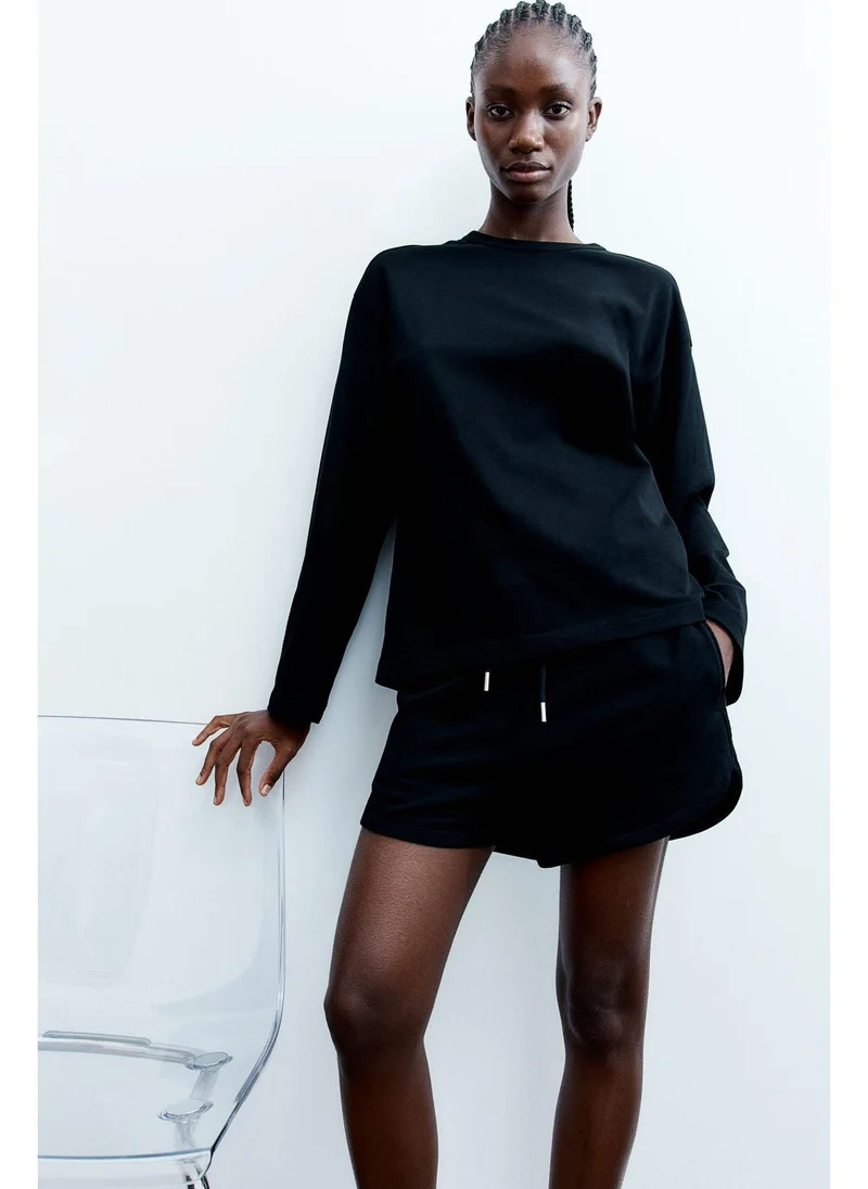 H&M Cotton jersey top