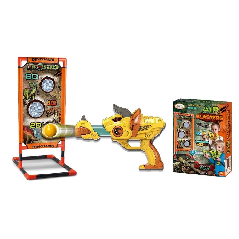 King Sport - Air Blaster Dinosaur Shape Foam Balls with Target Holes 12 Pieces - Q7714