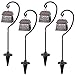MAGGIFT Maggift 22 Inch Hanging Solar Lights Multipurpose Shepherd Hook Lights with 4 Shepherd Hooks Outdoor Solar - Image 2