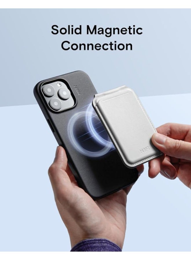 موفت محفظة MOFT MagSafe، حامل بطاقات يتسع لبطاقتين، محفظة مغناطيسية قوية مع إمكانية تعديل الزاوية، محفظة هاتف MOVAS من الجلد النباتي لأجهزة iPhone 15/14/13/12 - Image 3