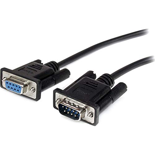StarTech.com 3m Black Straight Through DB9 RS232 Serial Cable - DB9 RS232 Serial Extension Cable - Male to Female Cable (MXT1003MBK), 10 ft / 3m - Image 5