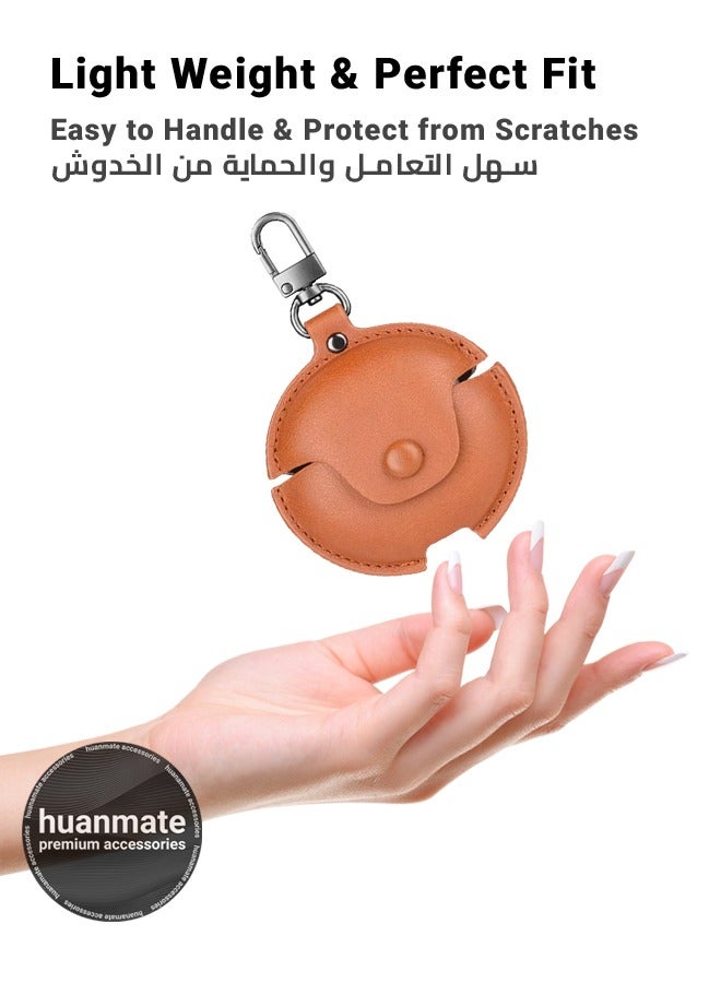 huanmate Huawei FreeBuds 6i Shockproof Protection Case Cover - Brown - Lightweight, Stylish Design, Accurate Cut-outs - Easy to Install & Remove - Durable Shield for Your Huawei FreeBuds 6i - Image 3