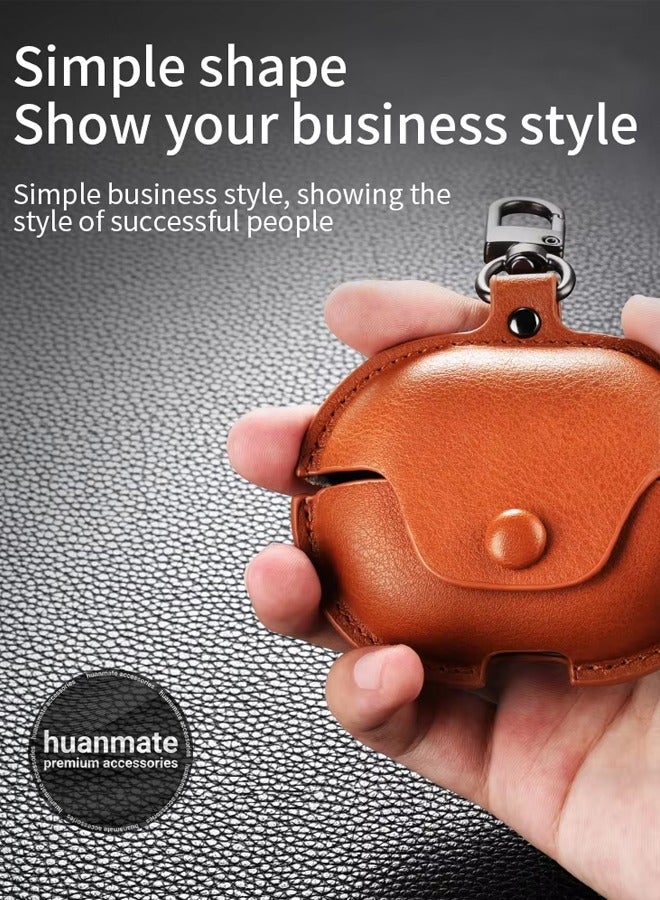 huanmate Huawei FreeBuds 6i Shockproof Protection Case Cover - Brown - Lightweight, Stylish Design, Accurate Cut-outs - Easy to Install & Remove - Durable Shield for Your Huawei FreeBuds 6i - Image 5