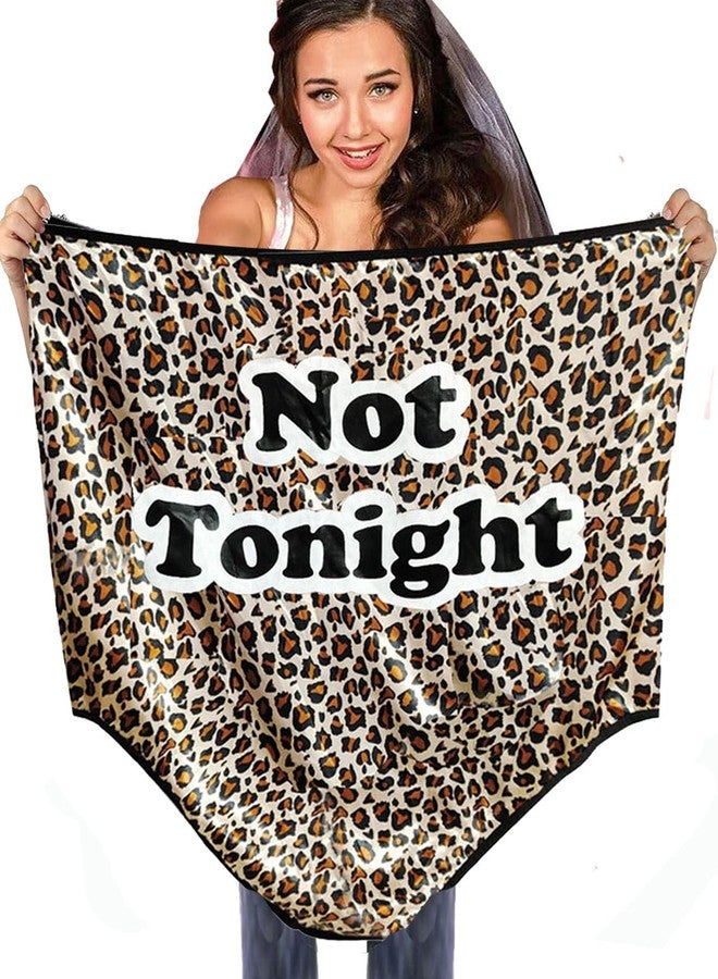 Groumh Funny Underwear for Women, Joke Gag Gift Big Mom Undies, Men Halloween Christmas Bride Wedding Game (Leopard) - Image 1