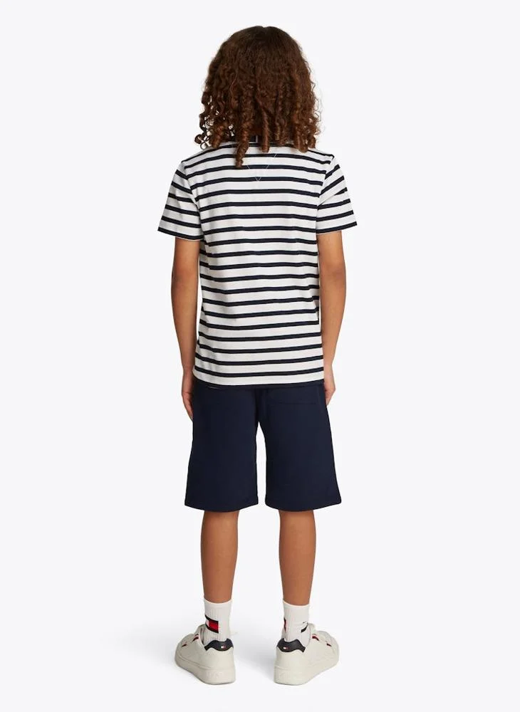 TOMMY HILFIGER Kids Stripe T-Shirt & Shorts Set