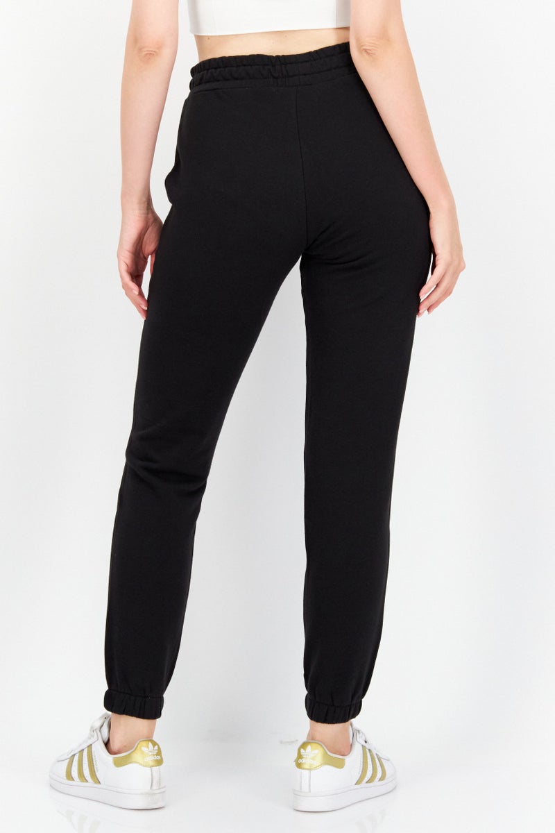 O'NEILL Women Regular Fit Embroidered Logo Sweatpants, Black - Image 3