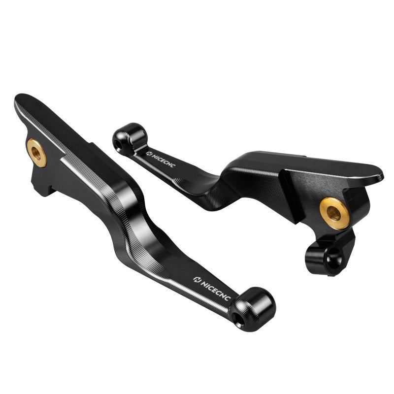 NICECNC Black Brake Clutch Levers Compatible with Harley Street Glide FLHX 20172020Road King FLHR 20172020Electra Glide Ultra ClassicFits 1720 Touring and 1920 Trike Models - Image 2