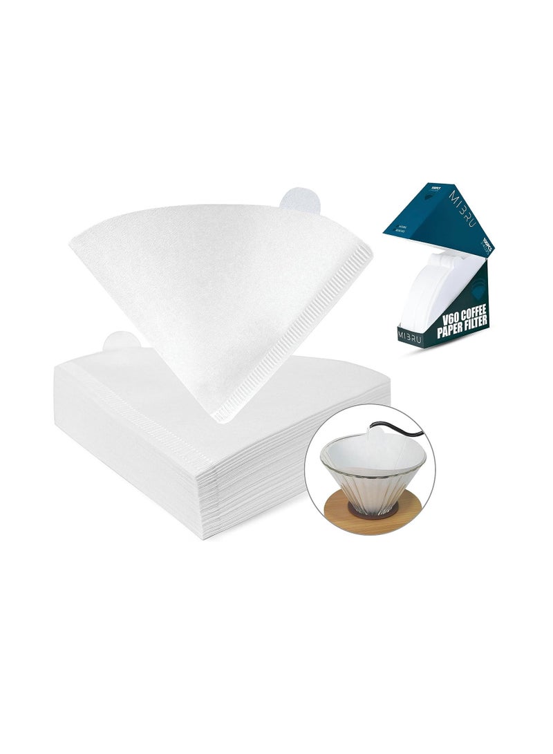 ميبرو طقم تقطير مكينة قهوة بطريقة v60 مجموعة من 4 قطع - Image 5