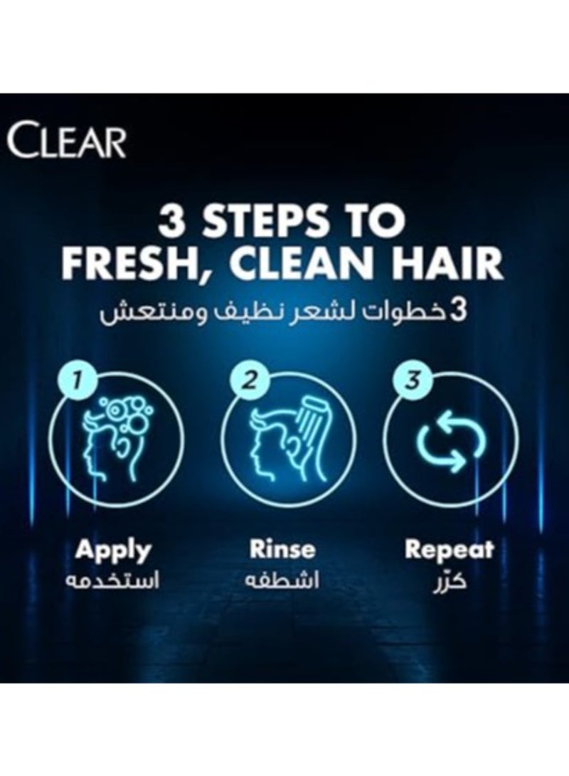 Clear Men Anti-Dandruff Shampoo with Charcoal and Mint - 600 Ml (May vary package) - Image 3