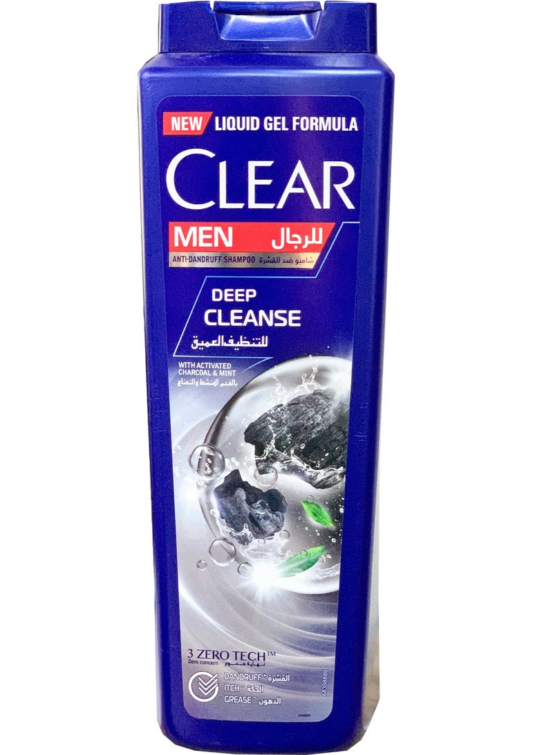 Clear Men Anti-Dandruff Shampoo with Charcoal and Mint - 600 Ml (May vary package) - Image 2