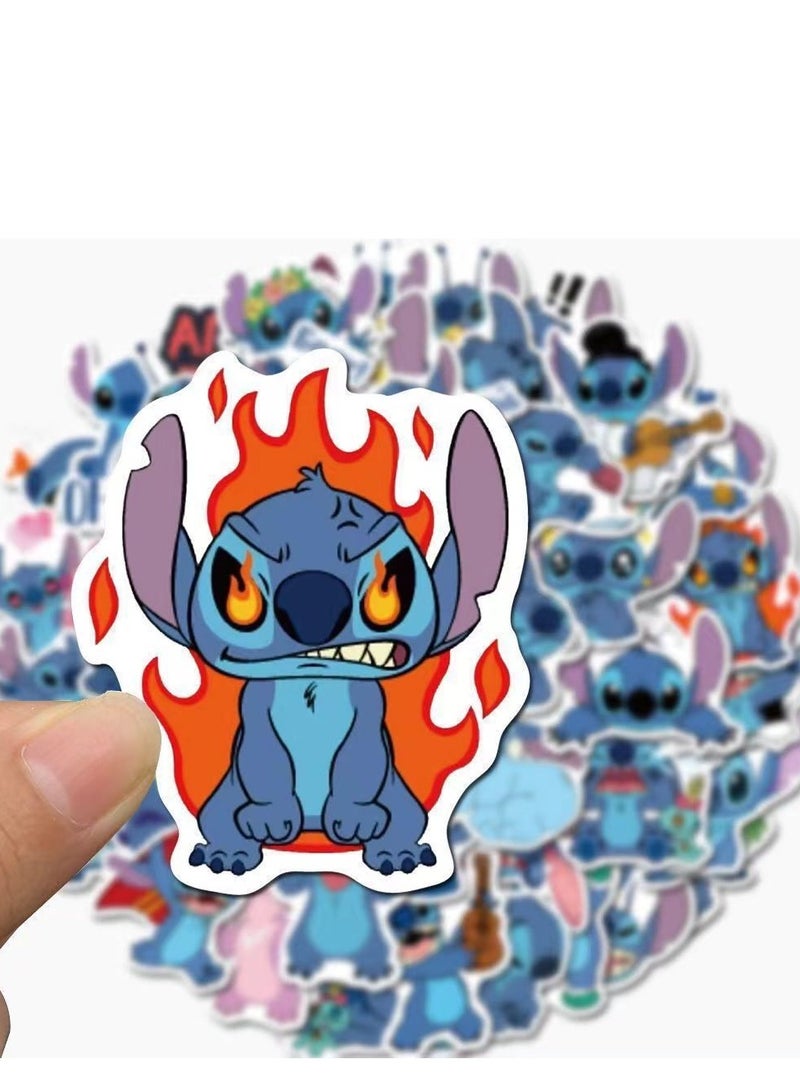 Stitch stickers, interstellar baby account stickers, waterproof and cute cartoon stickers
