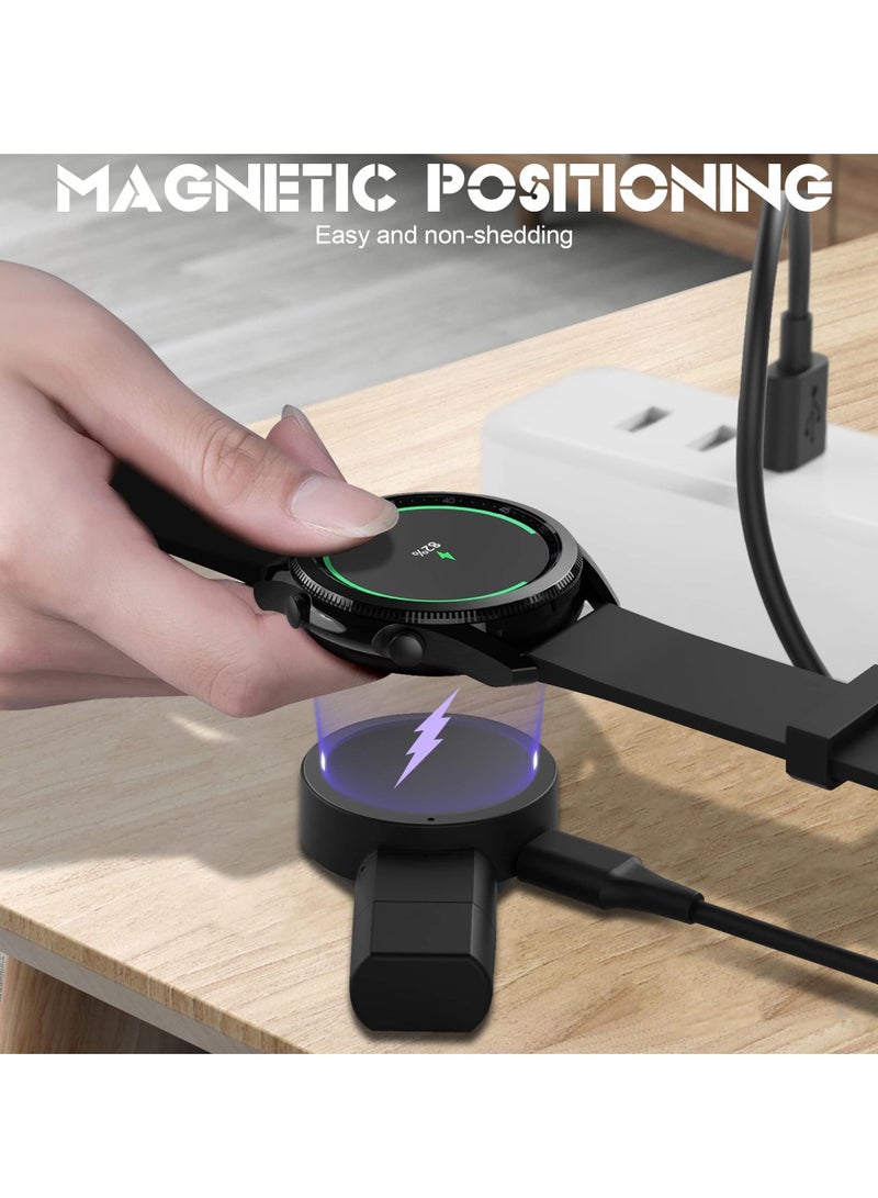 Excefore Samsung Galaxy Watch 5/4/3 Active 2 Charger USB Travel Cordless Wireless car Charger Keychain for Samsung Galaxy Watch5 Pro Watch4 Classic Watch3 Active & Active2 Accessories  - Image 3
