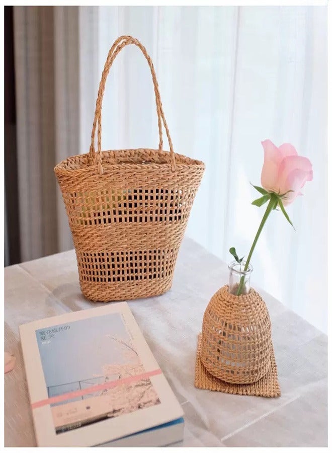 Woven Glass Aromatherapy Bottle Fragrance Glass Diffuser Bottle Essential Oil Diffuser  - Image 2