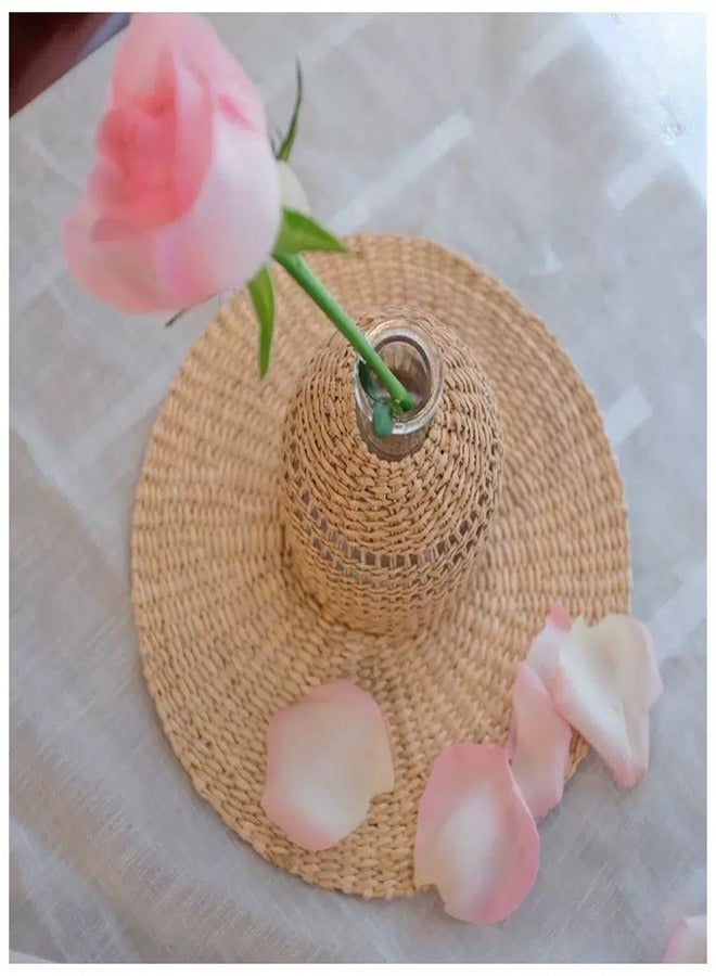 Woven Glass Aromatherapy Bottle Fragrance Glass Diffuser Bottle Essential Oil Diffuser  - Image 4