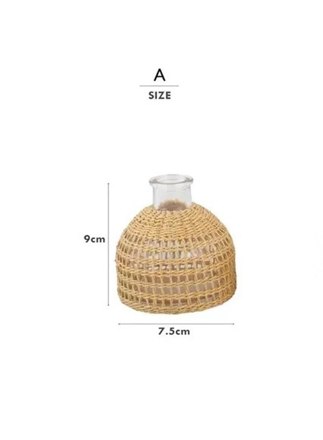 Woven Glass Aromatherapy Bottle Fragrance Glass Diffuser Bottle Essential Oil Diffuser  - Image 5