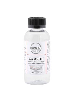 GAMBLIN Gamblin Gamsol Odorless Mineral Spirits Bottle, 4.2oz  - Image 1