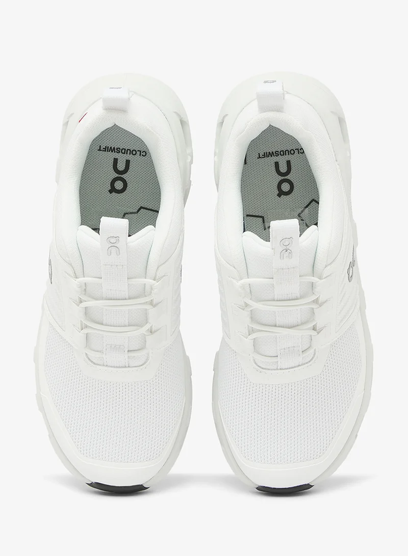 On Running White | White Kids Cloudswift  | Best Price UAE