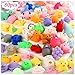 Kingyao 80pcs Mochi Squishy Toys Mini Kawaii Squishy Fidget Toys Bundles Squishies Party Favors for Kids Gift for Easter Basket Stuffers Egg Fillers Birthday Classroom Prize Pinata Christmas Stocking - Image 2