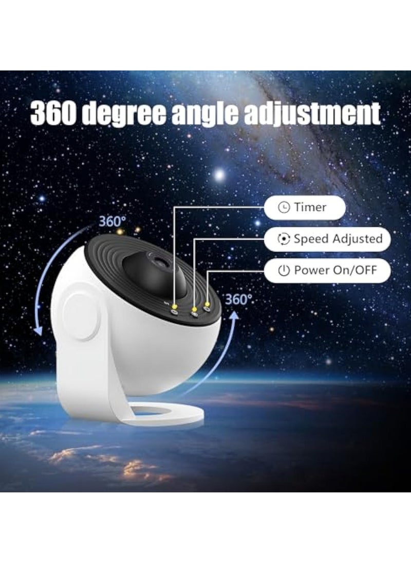 Hihonor Projector 13-in-1 Planetarium Star Projector for Bedroom HD Images 360 ° Rotatable Sky Light Projector Timing Design Galaxy Star Projectort for Educational  - Image 2