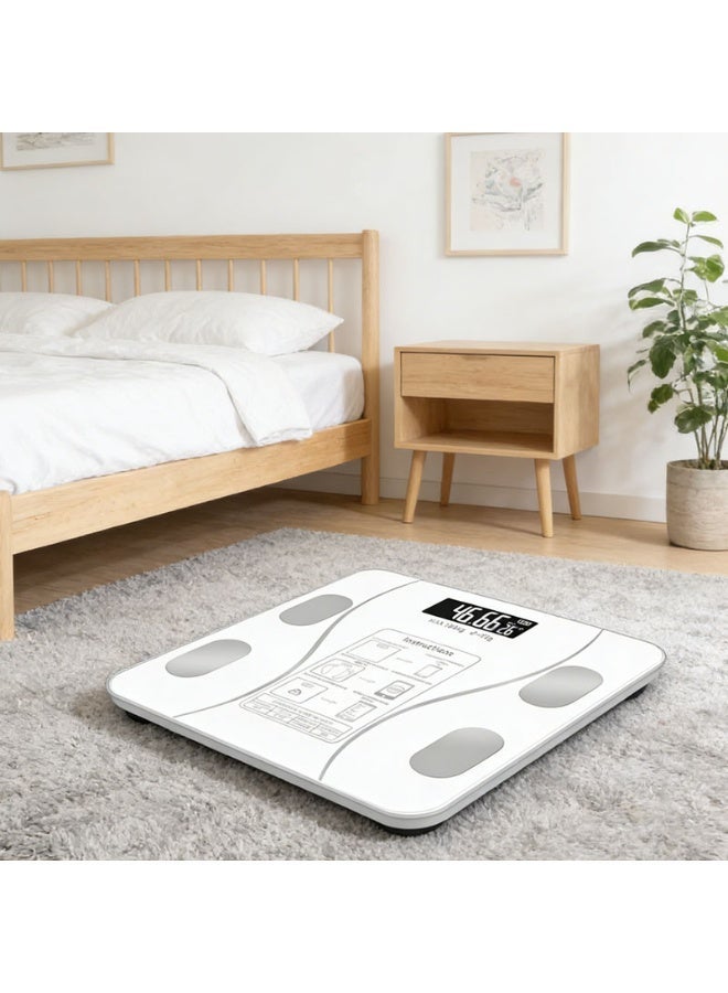 Body fat electronic scale, body weight scale, intelligent electronic Bluetooth scale, portable electronic scale, fat scale - Image 1