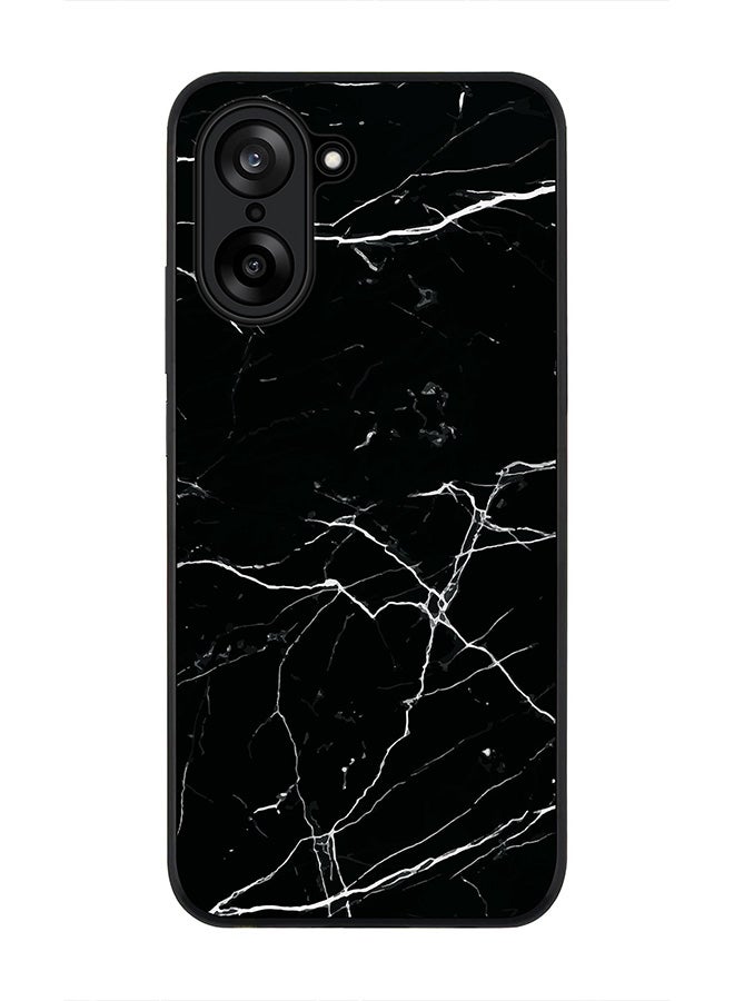 Stylizedd For OnePlus Nord CE5 / Ace 5 Racing Case,Slim fit Camera Protection, Shockproof Thin Phone cover  - Marble Print Black