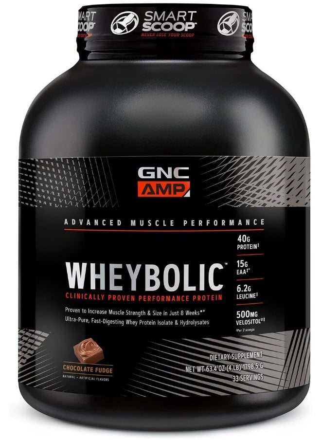 GNC AMP Wheybolic Chocolate Fudge  - Image 1